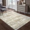 Captiv8e Designs Valentina Industrial Distressed Abstract Ivory/Taupe Area Rug - 2 of 4