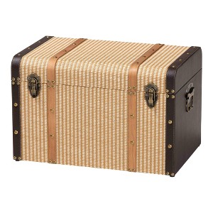 Baxton Studio Manton Storage Trunk with Hinged Top & Woven
