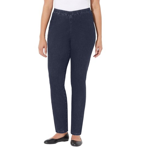 Catherines Women's Plus Size Everyday Jean - 1x, Dark Wash : Target