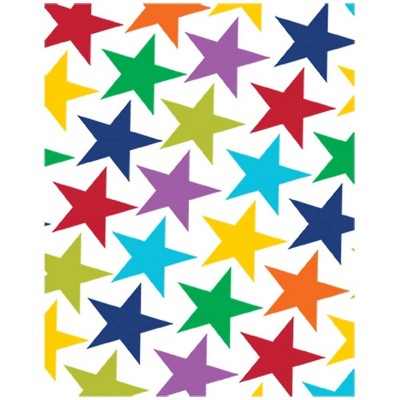 JAM Paper Design Gift Tissue Paper Colorful Stars 3 Packs of 4 Sheets 375834433A