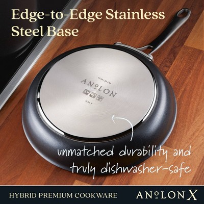 Anolon X 8.25" Black Stainless Steel Nonstick Fry Pan