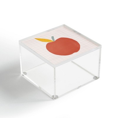 Hello Twiggs Red Apple 4" x 4" Acrylic Box - Deny Designs