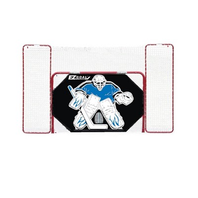 bauer hockey goal with backstop