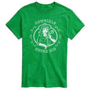 Men's - Country Casuals - Cowgirls Never Die Short Sleeve Graphic T-Shirt - 1 of 4
