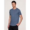 Avalanche Men's Lightweight Soft Jacquard Short Sleeve Hiking T-Shirt with Zipper Pocket - 4 of 4