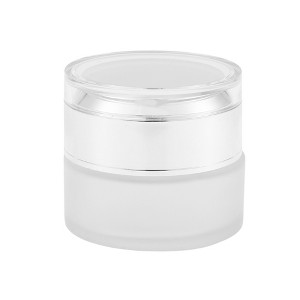 Unique Bargains Frosted Glass Dispensing Bottle for Bathroom 1 Pc - 1 of 4