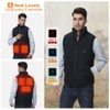 Electric Heated Vest for Men Women, Lightweight Warming Heated Vest Rechargeable Smart Heating Vest, Black - 3 of 4