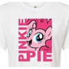 Women's - My Little Pony - Character Block Pinkie Pie Cropped Graphic T-Shirt - 2 of 4