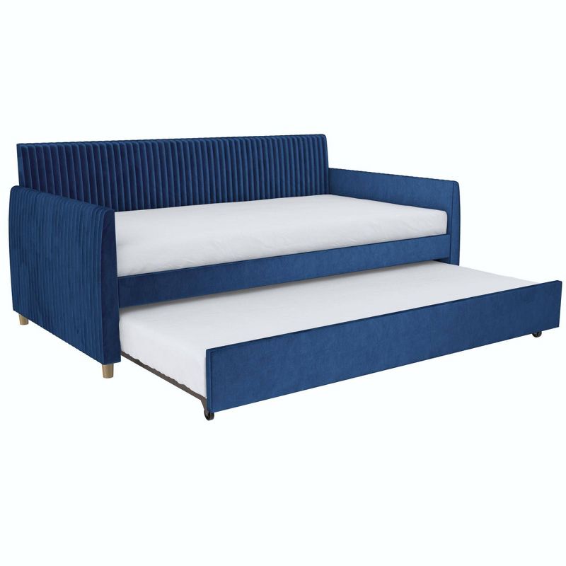 Twin Daphne Upholstered Daybed with Roll Out Trundle - Mr. Kate, 6 of 16