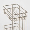 3 Tier Round Wire Shower Storage Tower Black - Made By Design™