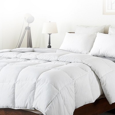 Twin White Down Alternative Microfiber Comforter