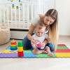 iMountek"16-Piece Non-Toxic EVA Interlocking Play Mat, Multi-Color Anti-Skid Puzzle Mat for Babies & Toddlers"Multicolor - 4 of 4