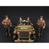 US Army WWII 4 Piece Figure Set For 1:18 Scale Models by American Diorama - 3 of 4