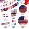 4th of July Independence Day Party Disposable Paper Plates and Napkins Set Party Supplies Serve 25 - image 3 of 4