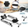 Total Motion Rower with LCD Monitor w/Adjustable Double Hydraulic Resistance Home Gym - 2 of 4