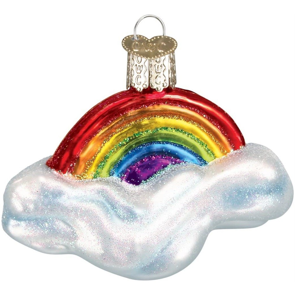 Old World Christmas Blown Glass Ornament for Christmas Tree	 Rainbow