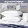 Hotel Collection Bed Pillows, 2 Pack, 20x26 Inches, Down Alternative for Back Side Sleepers - 2 of 4