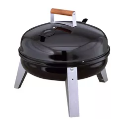 Americana The Wherever Grill - Dual-Fuel Electric and Charcoal Model 2130.4.111 - Black - Meco