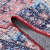 Boho Vintage Runner Rug - Washable floral hallway carpet, non-shedding for entryway - 4 of 4