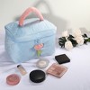 Unique Bargains Large Cute Tulip Flower Pattern Makeup Bags and Organizers 1Pc - 4 of 4