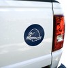 Monmouth University Hawks Logo  Automotive Car Window Locker Circle Bumper Sticker - 4 of 4