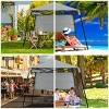 Costway 7x7 FT Slant Leg Pop-up Canopy Tent Shelter Adjustable Portable Carry Bag - 4 of 4
