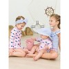 RuffleButts Baby/Toddler Girls UPF50+ Long Sleeve One Piece Rash Guard - 4 of 4