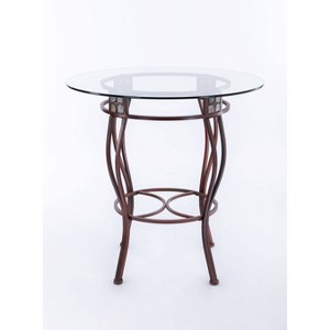 Boraam Beau 42" Height Pub Table Bronze Finish - 1 of 4