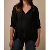 Women's Sarai Soft Crinkle Blouse - current air - 3 of 4