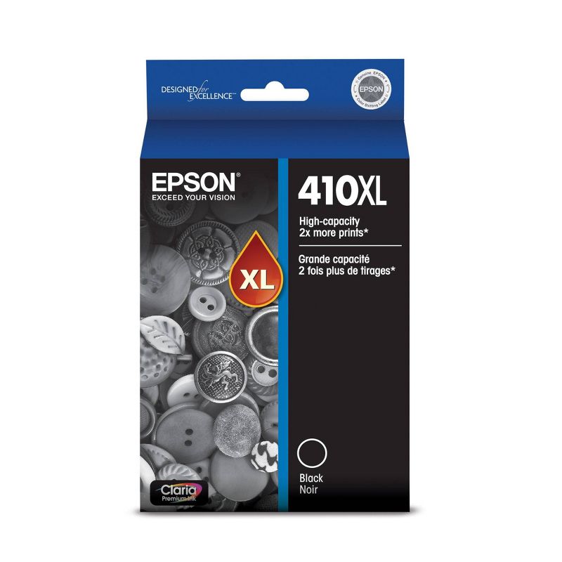 Epson 410XL Single Ink Cartridge - Black (T410XL020-CP), 1 of 9