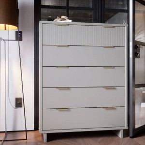 Tall Granville Modern 5 Drawer Dresser - Manhattan Comfort - 1 of 4