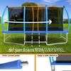 HFYee 1214/8*14FT Round Jump Trampoline Enclosure & Ladder for Backyard Fitness for Ages 8+ - 4 of 4