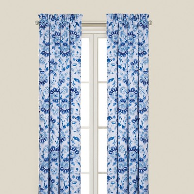 C&F Home Sasha Blue Window Drapery Panel