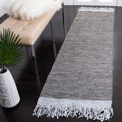Multicolor Handmade Square Cowhide Accent Rug 2' x 3'