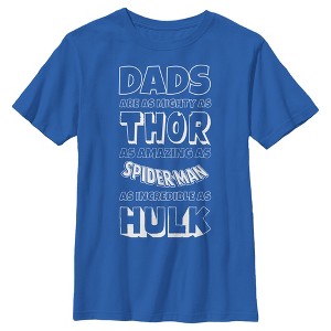 Boy's Marvel Father's Day Avengers Dad Traits T-Shirt - 1 of 4