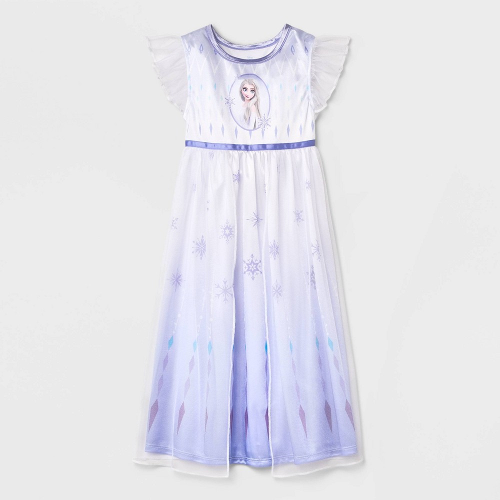 Toddler Girls' Frozen Elsa Fantasy NightGown - White 4T