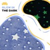 Infurnic Kids Sofas Polyester Kids Sofa Set with Glow in the Dark Star Designfor Bedroom, Livingroom, Kid Room, Blue, 19.7"*15.4"*17.3" - 4 of 4