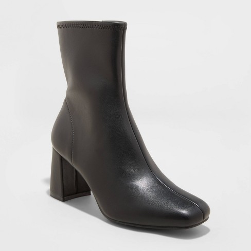 Stretch booties outlet black