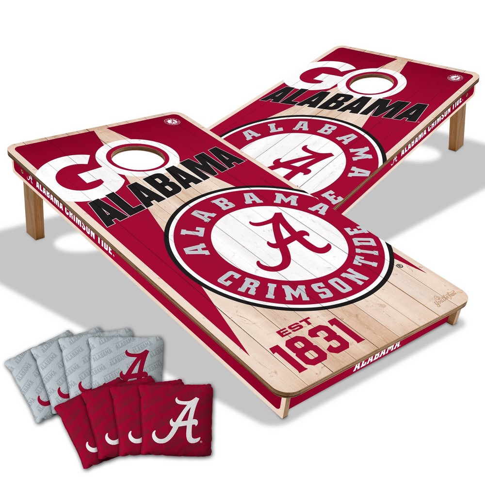 NCAA Alabama Crimson Tide 2'x4' Wood Toss Game Set