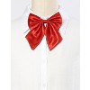 Allegra K Women's Adjustable Solid Color Pre-tied Bowknot Uniform Work Costume Bow Tie - 2 of 4