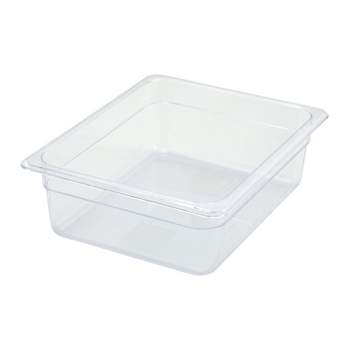 Winco Storage Container, Clear Polycarbonate, Square, 2 Quart : Target