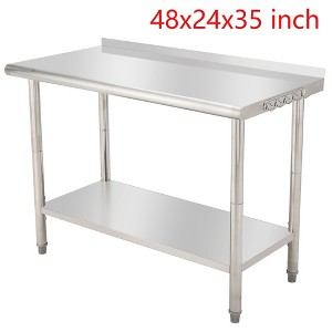 Stainless Steel NSF Commercial Work Prep Table Height Adjustable - 1 of 4