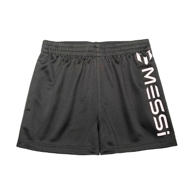 Girls' Messi Athletic Shorts - Black