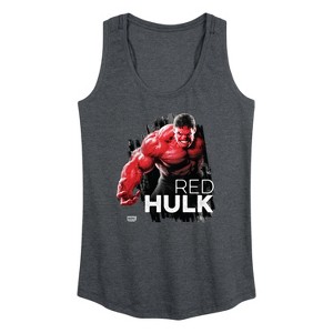 Women's - Marvel - Red Hulk Graphic Racerback Tank - 1 of 4