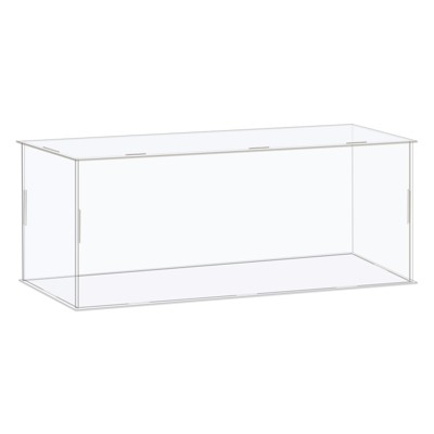 Unique Bargains Acrylic Self-Assembly Dustproof Toy Collectibles Showcase