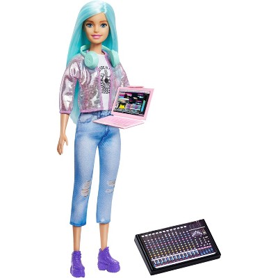 Barbie Career of the Year Music Producer Doll - Blue Hair