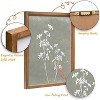 Attop Boho Wall Art Set of 4 for Wooded Minimalist Botanical Print Wall Art for Rustic Wall Decor Brown 12x16 - 2 of 4
