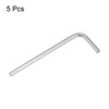 Unique Bargains Chrome Vanadium Steel L-Shape Metric Hex Key Wrenches Black 5 Pcs Black - 3 of 4