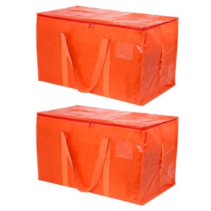 Unique Bargains Extra Large Moving Bags with Reinforced Handle Foldable Underbed Storage Tote - 1 of 4