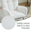 CAVINAS Modern Nursery Accent Chair, Upholstered Glider Chair with High Backrest, Rocker Accent Armchair with Solid Wood Legs for Nursery Bedroom - 4 of 4
